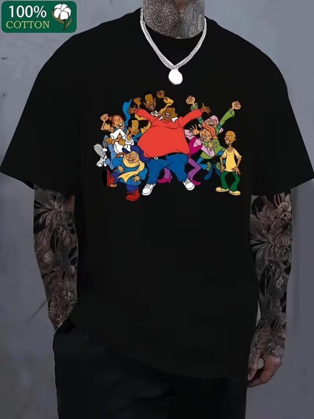 New Men's Trendy T-shirt, Featuring Designs of the Chubby Albert and Cosby Child